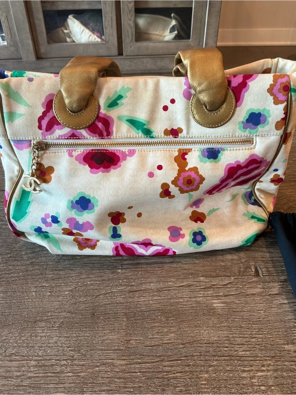 Chanel Pret-a-Porter Printemps 2004 Floral Tote - MINT!